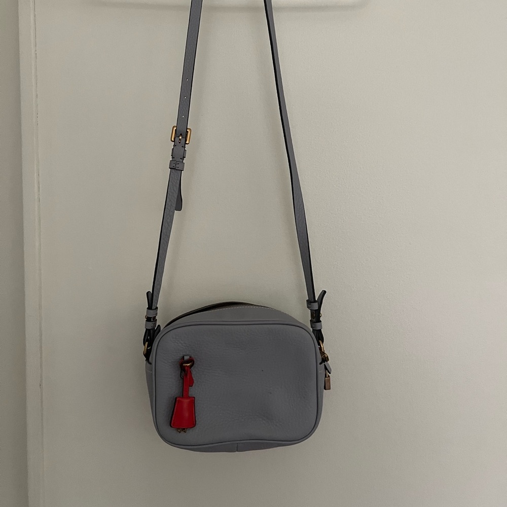 Leather cross body bag